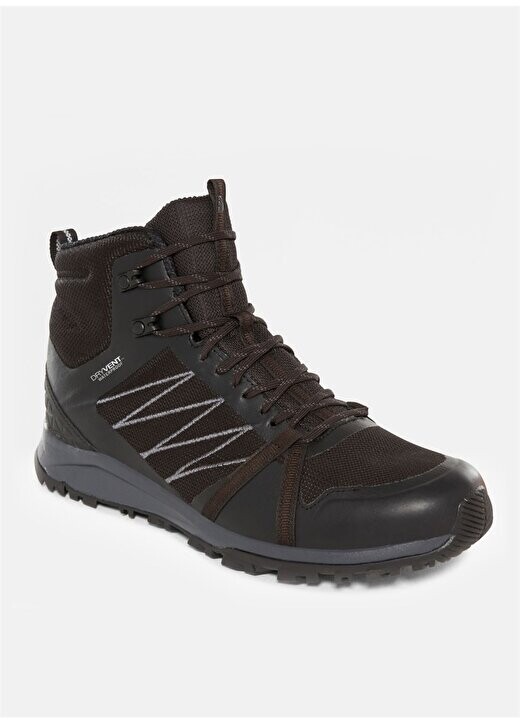 

Черно-серая мужская уличная обувь M LW FP II MID WP The North Face, серый