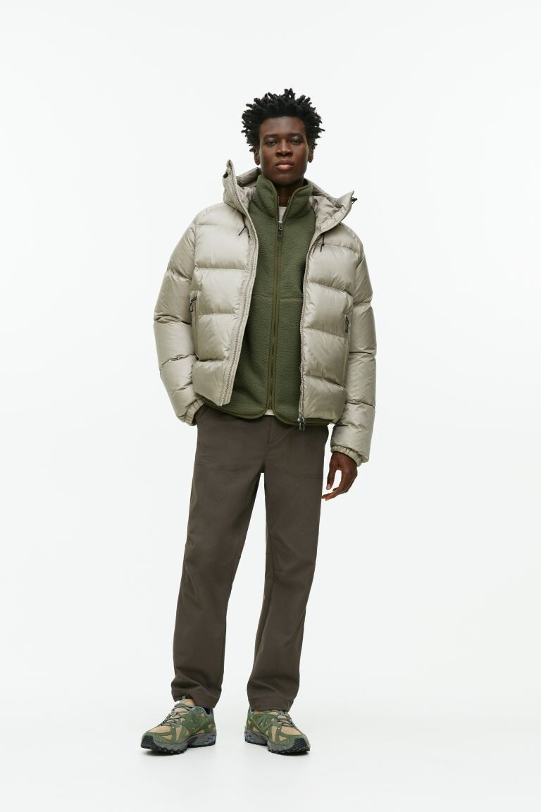 

Активная флисовая куртка H&M, зеленый