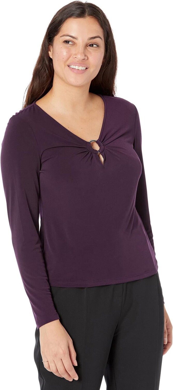

Длинный рукав с круглой фурнитурой Calvin Klein, цвет Aubergine