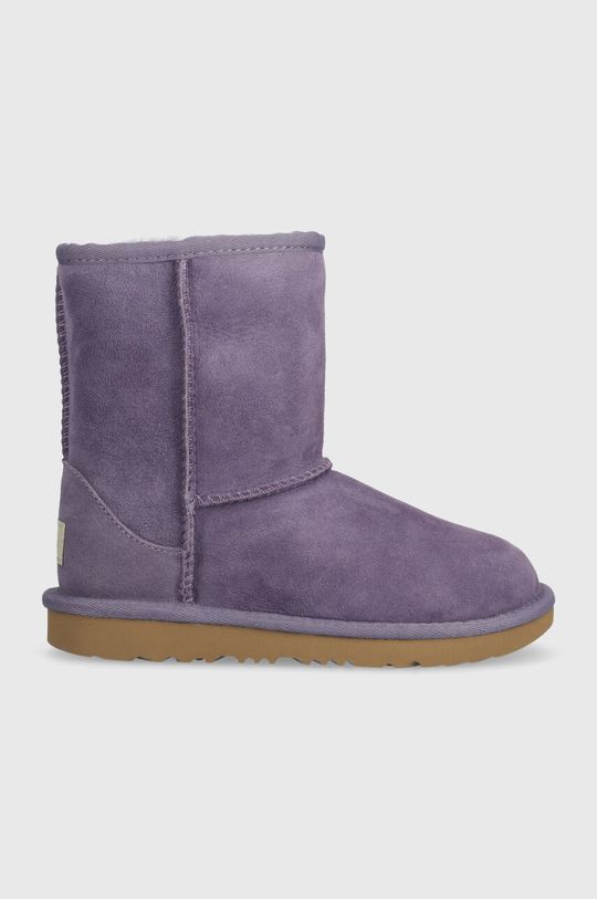 

Детские замшевые зимние ботинки UGG Classic II, фиолетовый