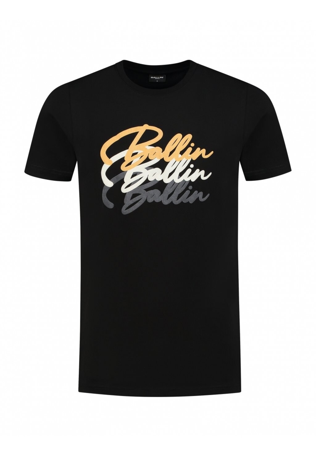 

Футболка с принтом REGULAR FIT CREWNECK SS Ballin, цвет black