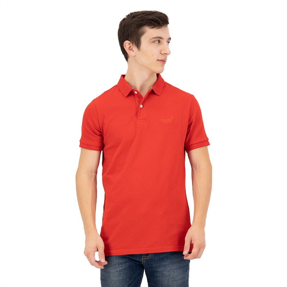 

Поло Superdry Classic Pique, красный