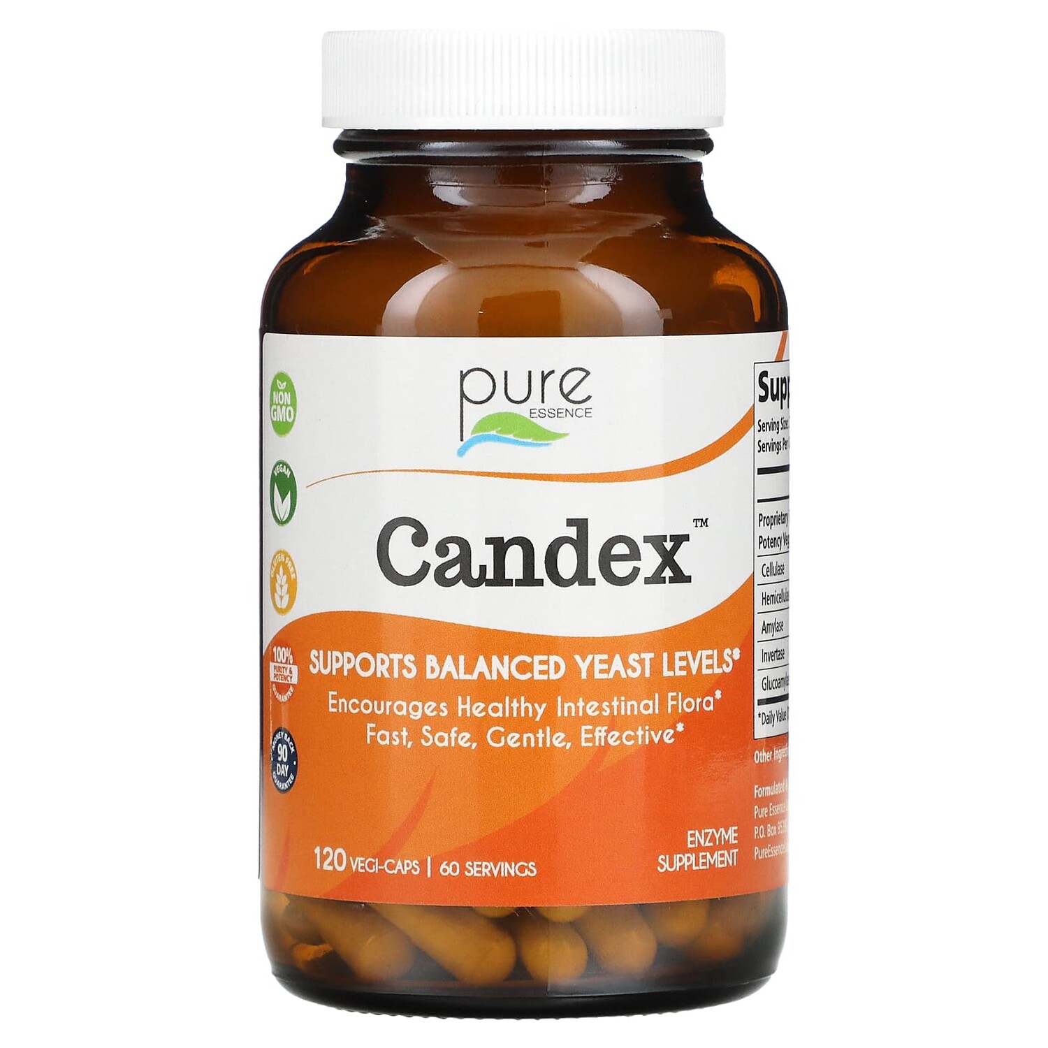 

Candex, 120 растительных капсул, Pure Essence