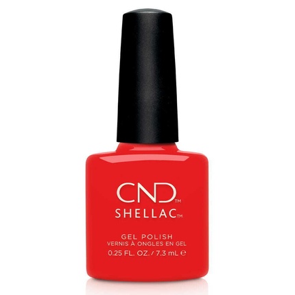 Лак для ногтей CND Shellac Hybrid Poppy Fields 7,3 мл красный