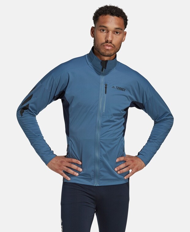 

Лыжная куртка из софтшелла adidas Terrex, цвет Slate Blue