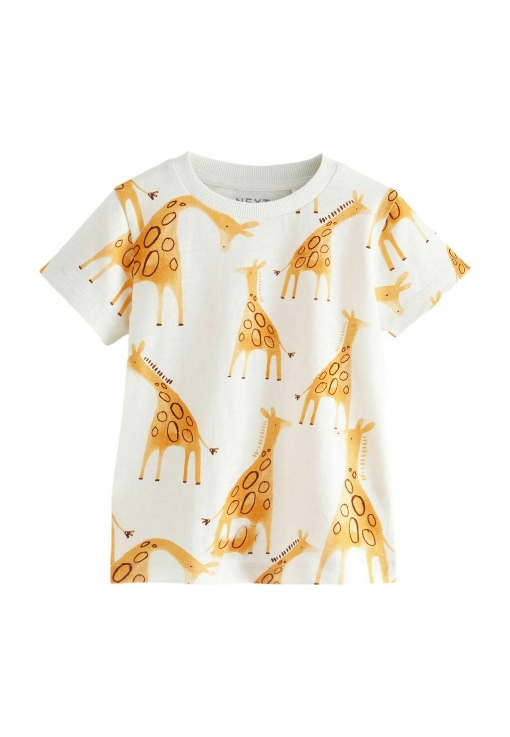

Футболка с принтом SHORT SLEEVE REGULAR FIT Next, цвет yellow white