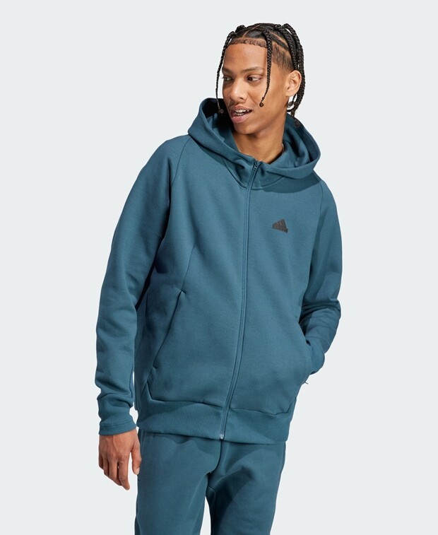

Худи с капюшоном adidas Sportswear, бирюзовый