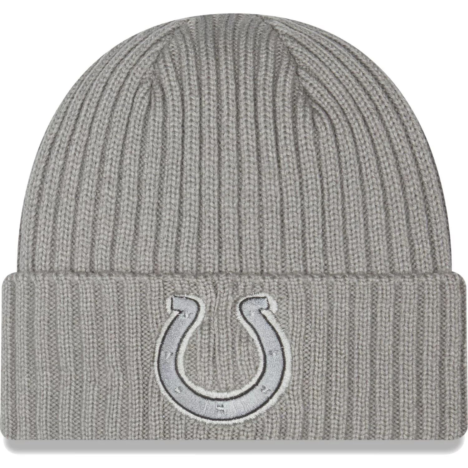 

Мужская классическая вязаная шапка New Era Indianapolis Colts Core с манжетами