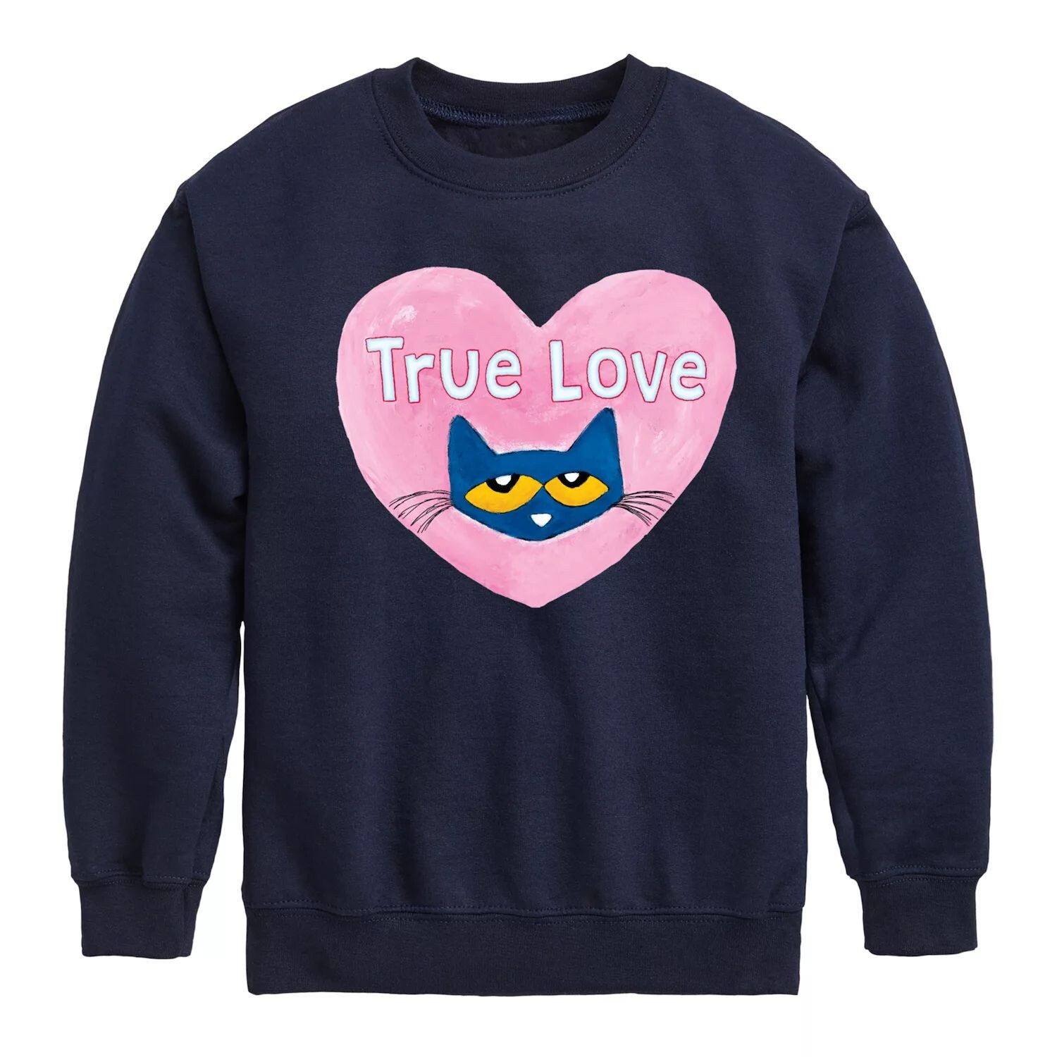 

Флисовый свитшот Pete The Cat True Love для мальчиков 8–20 лет Licensed Character, синий