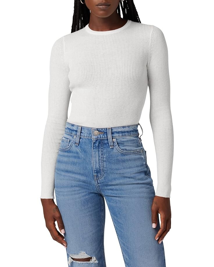 Свитер Hudson Jeans Back Keyhole Sweater, белый