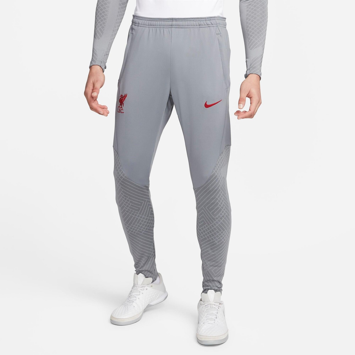 

Мужские трикотажные футбольные брюки Nike Liverpool FC Strike Dri-FIT, серый