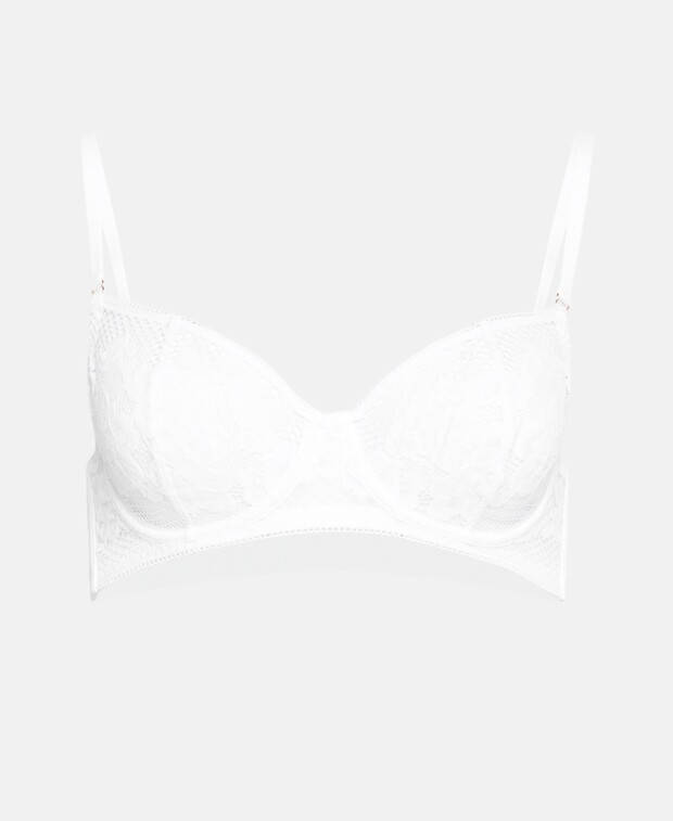 

Бюстгальтер на косточках, чашка BE Huit8, белый