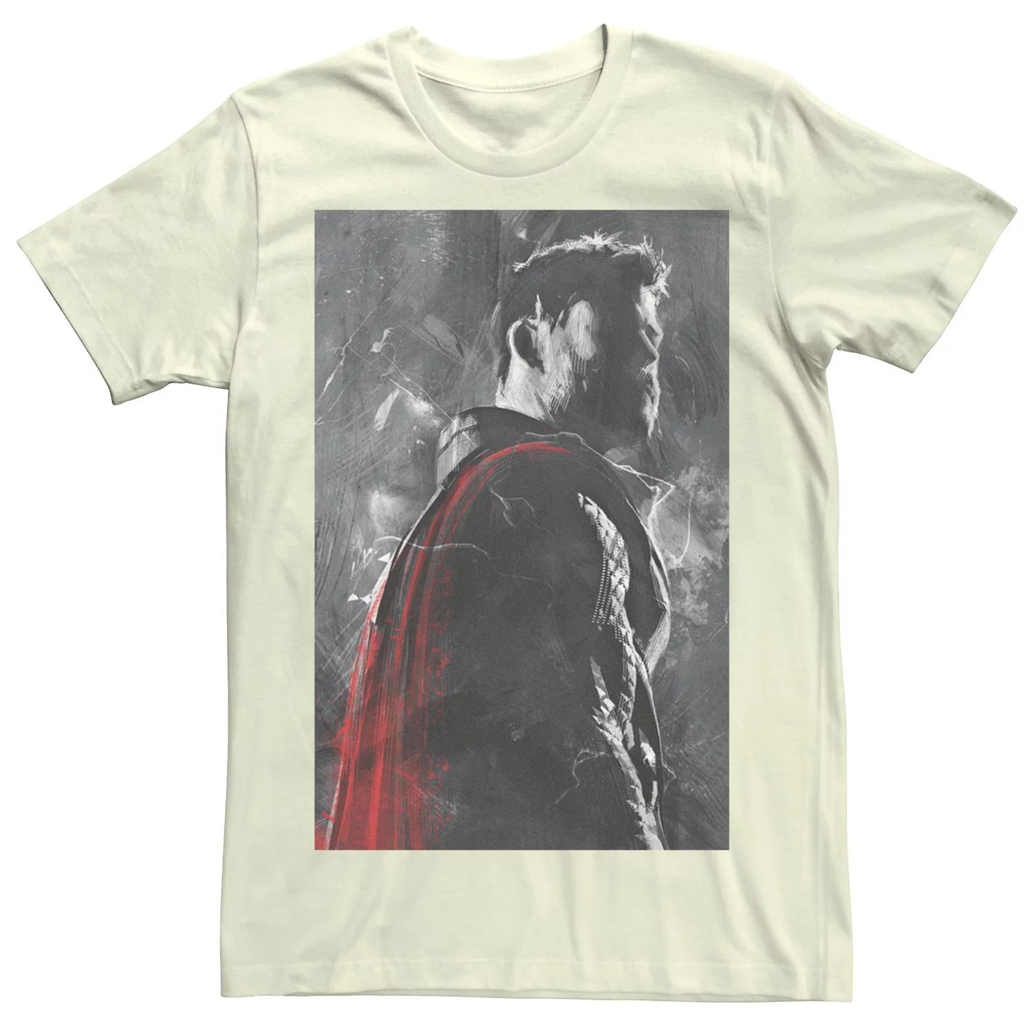 Мужская футболка с плакатом и потертостями Тор Marvel фото