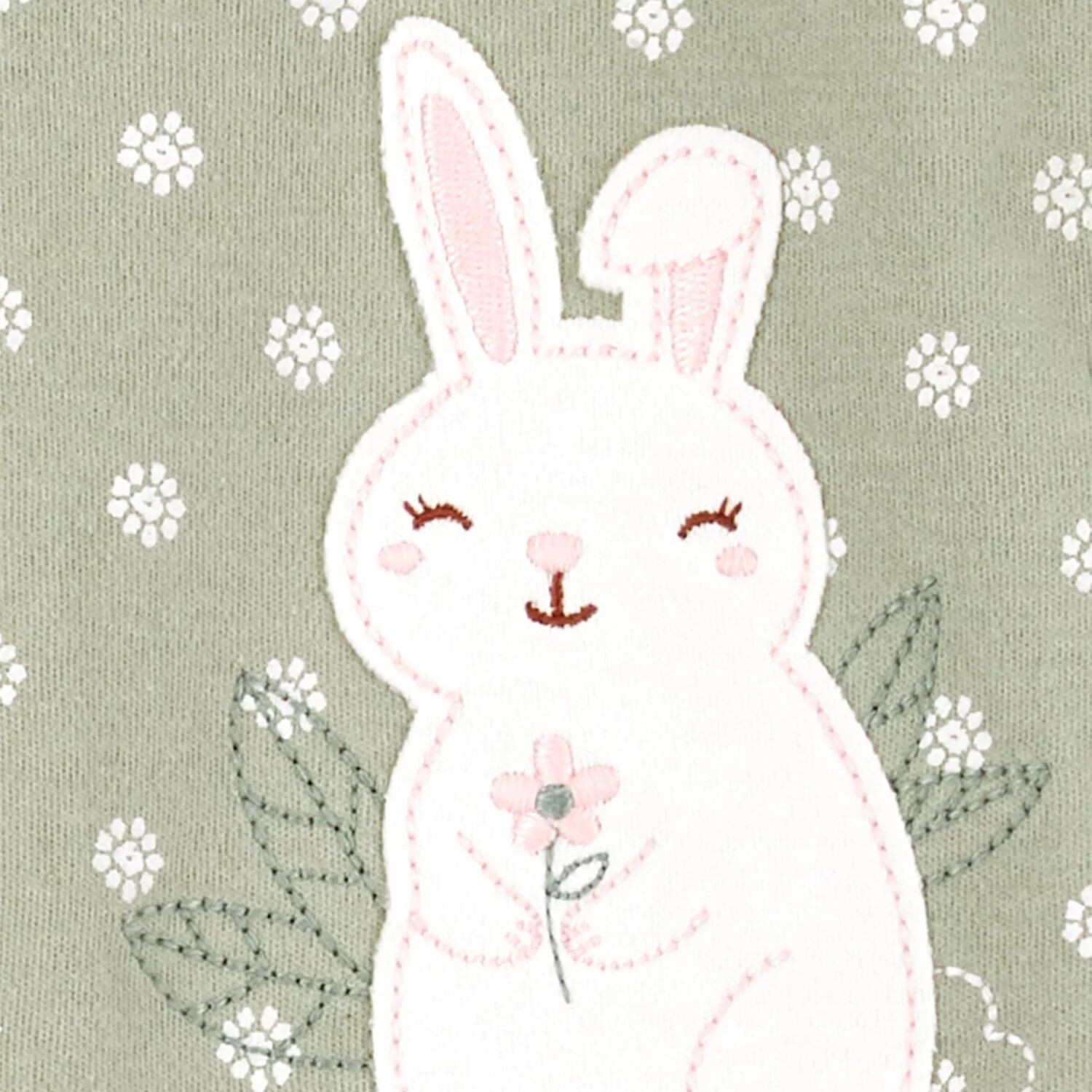

Детская кроватка Carter's Bunny с двусторонней молнией для сна и игр для девочек Carter's