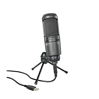 Микрофон Audio-Technica AT2020 USB+ микрофон проводной audio technica atr2500 usb разъем usb серебристый