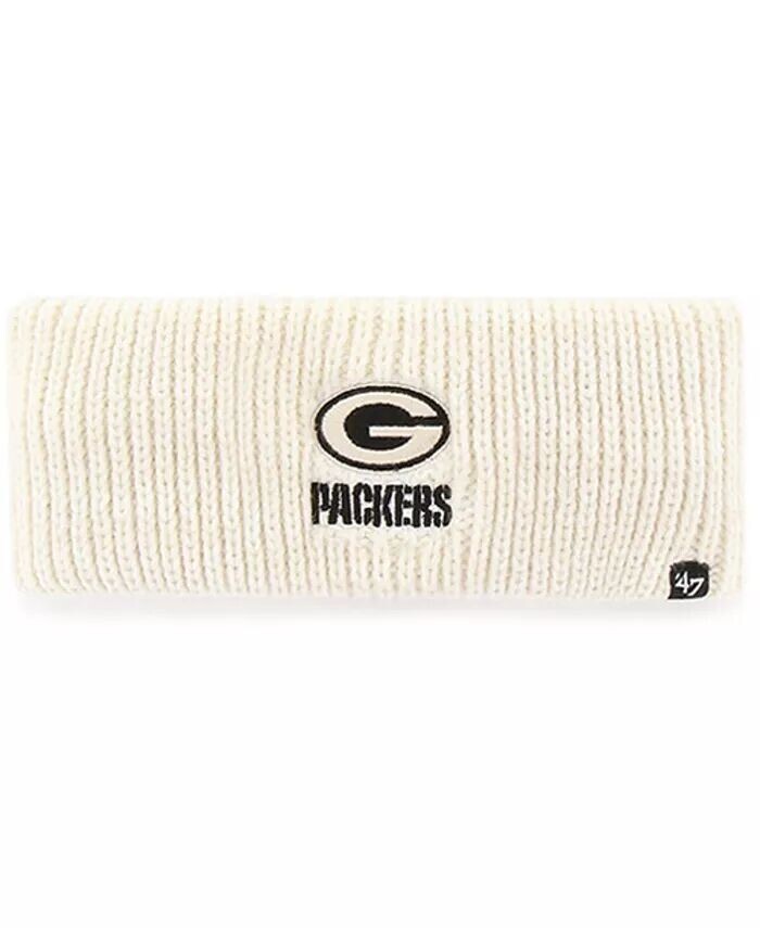 

Женская повязка на голову Green Bay Packers Meeko '47 '47 Brand, бежевый