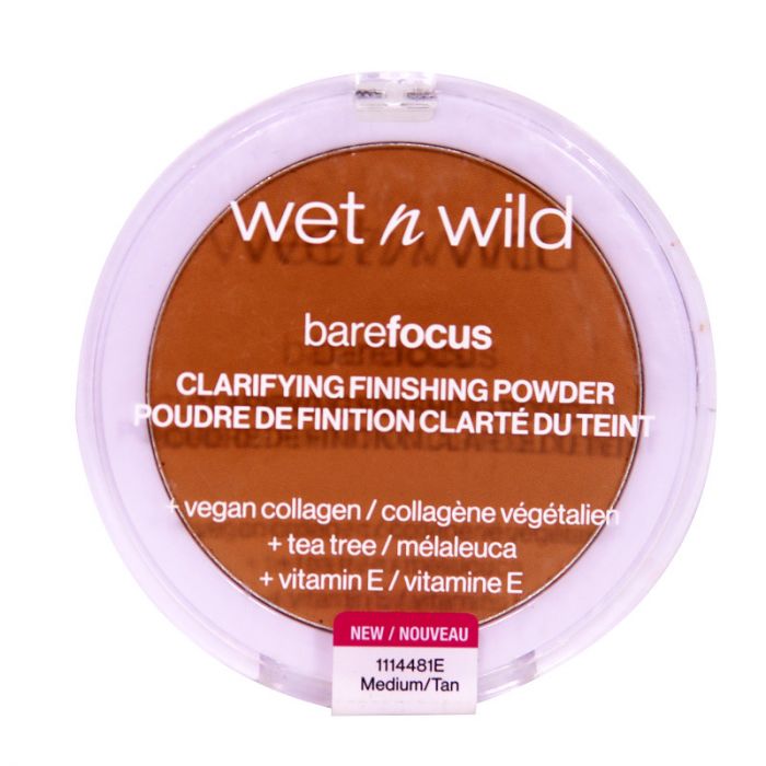 Пудра для лица Polvos Fijadores Bare Focus Clarifying Finishing Powder Wet N Wild, Medium Tan wet n wild megaglo highlighting powder