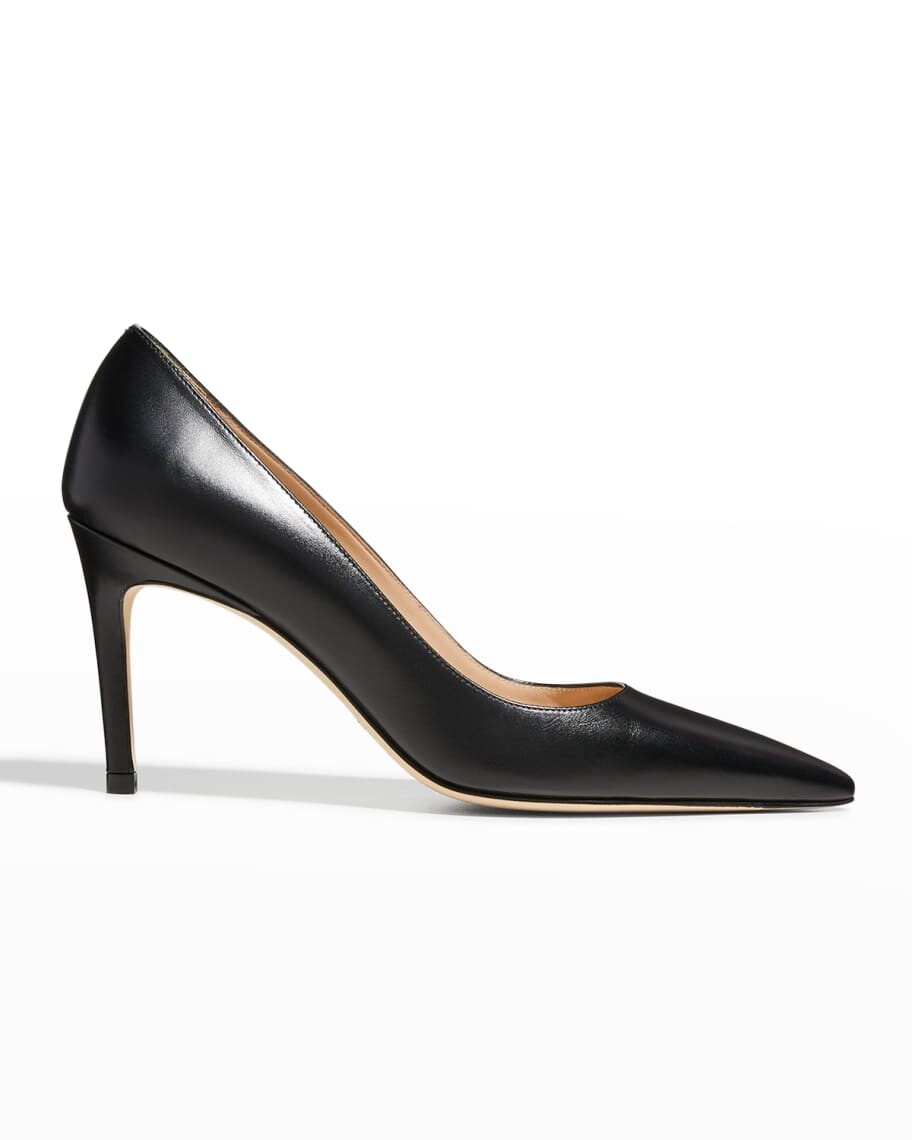 

Кожаные туфли-лодочки Stuart на шпильках Stuart Weitzman