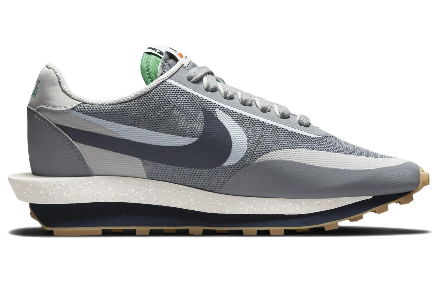 

Кроссовки мужские Nike x Sacai x CLOT LDWaffle, серый / синий