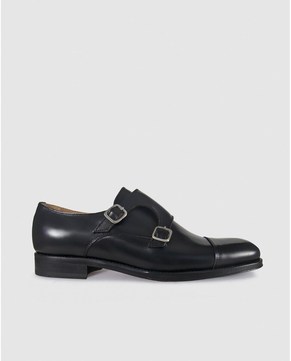 Мужские черные кожаные туфли Bluchers Leyva, черный туфли zara formal monk shoes черный