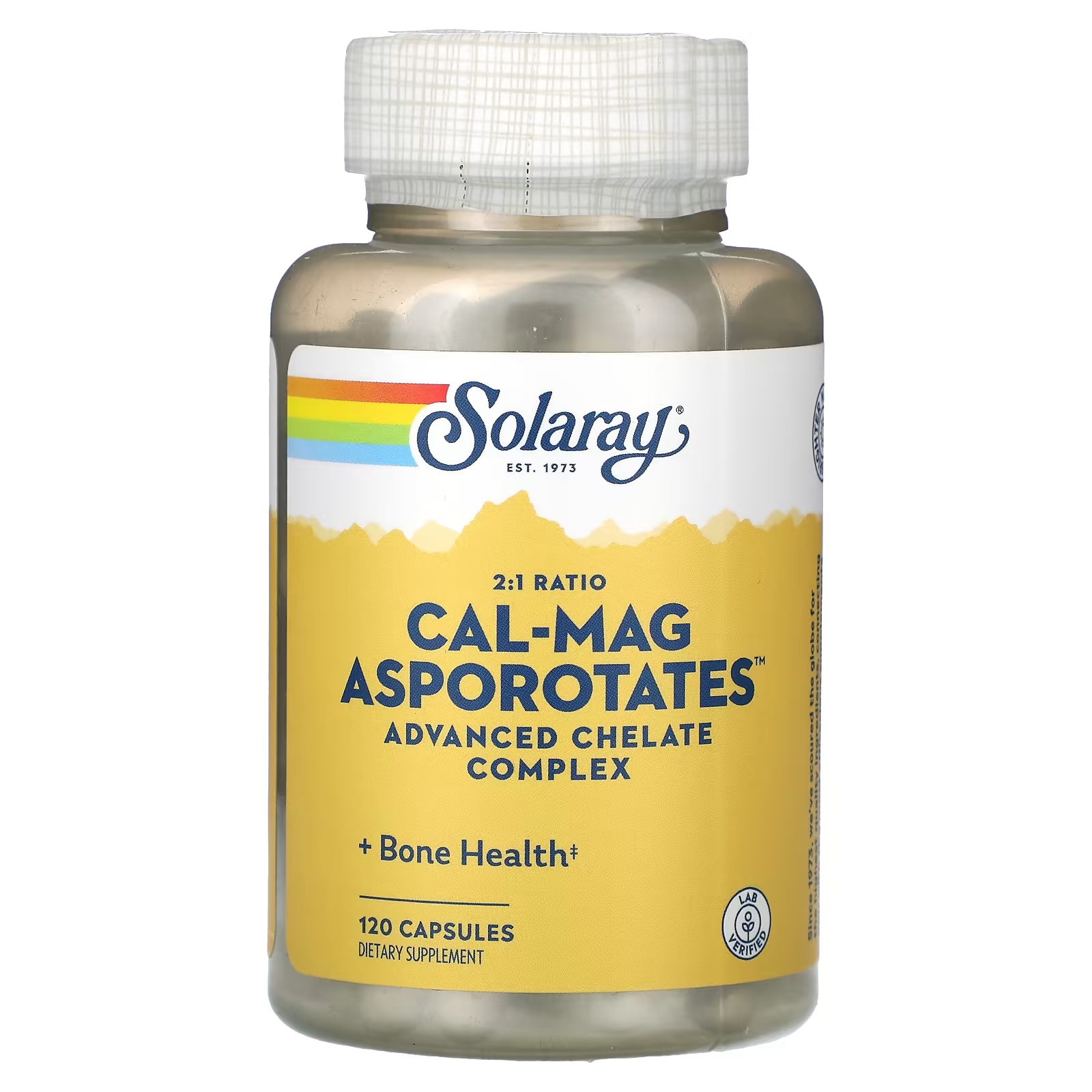 Пищевая добавка Solaray Кальций, 120 капсул пищевая добавка solaray berberine 60 капсул