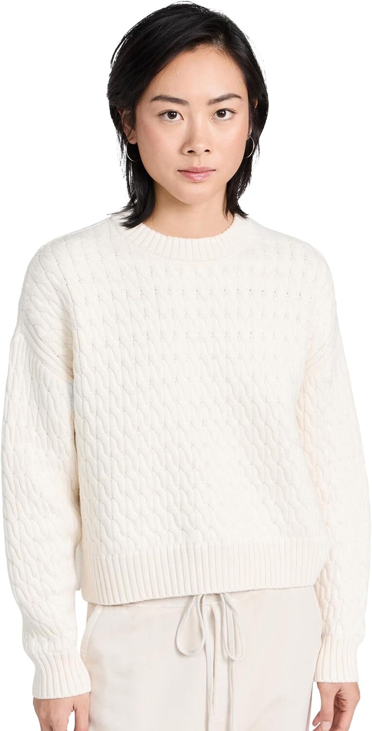 

Классический вязаный свитер Sweaty Betty, цвет Studio White