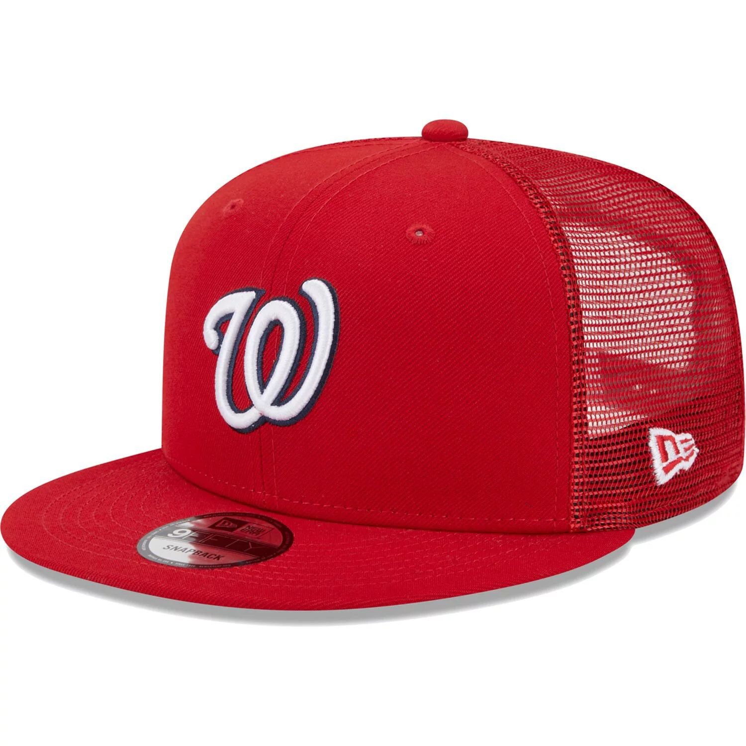 

Мужская красная кепка New Era Washington Nationals Team Color Trucker 9FIFTY Snapback