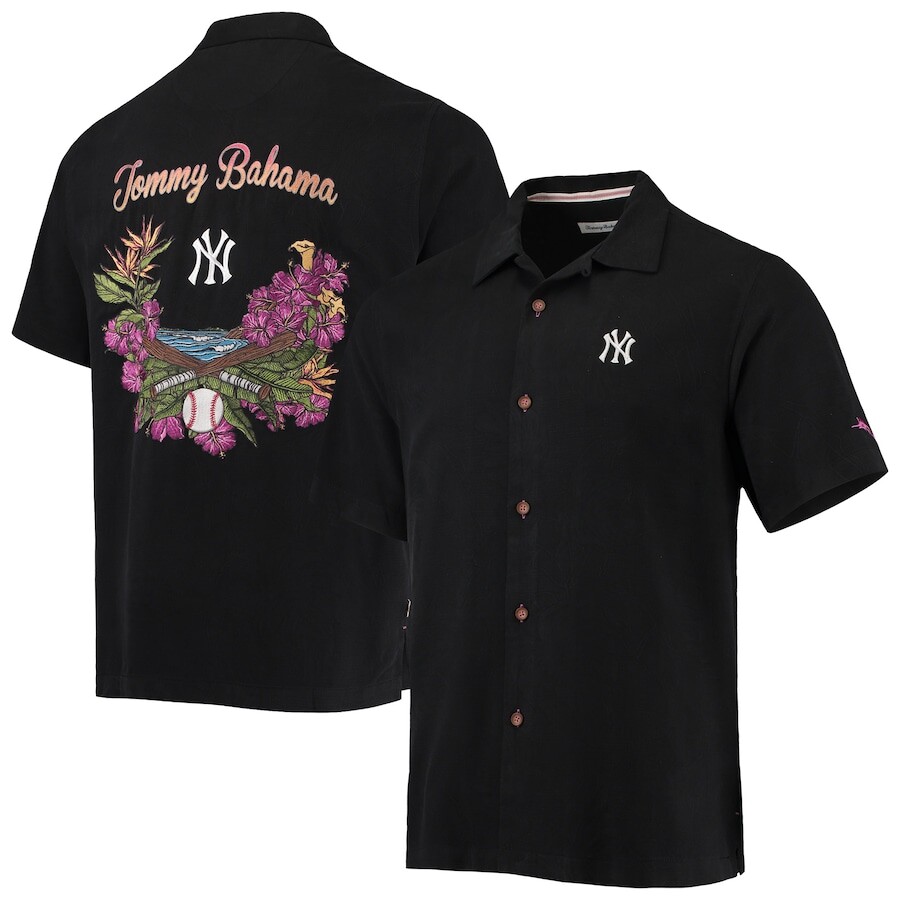 

Рубашка Tommy Bahama New York Yankees, черный