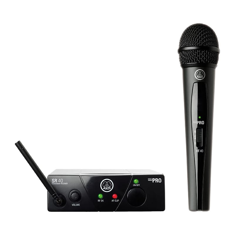 цена Беспроводная микрофонная система AKG WMS40 Mini Wireless Vocal Microphone System (Band 45C)