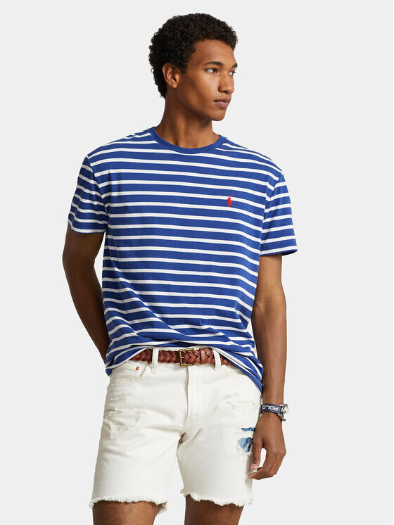 

Футболка классического кроя Polo Ralph Lauren, синий