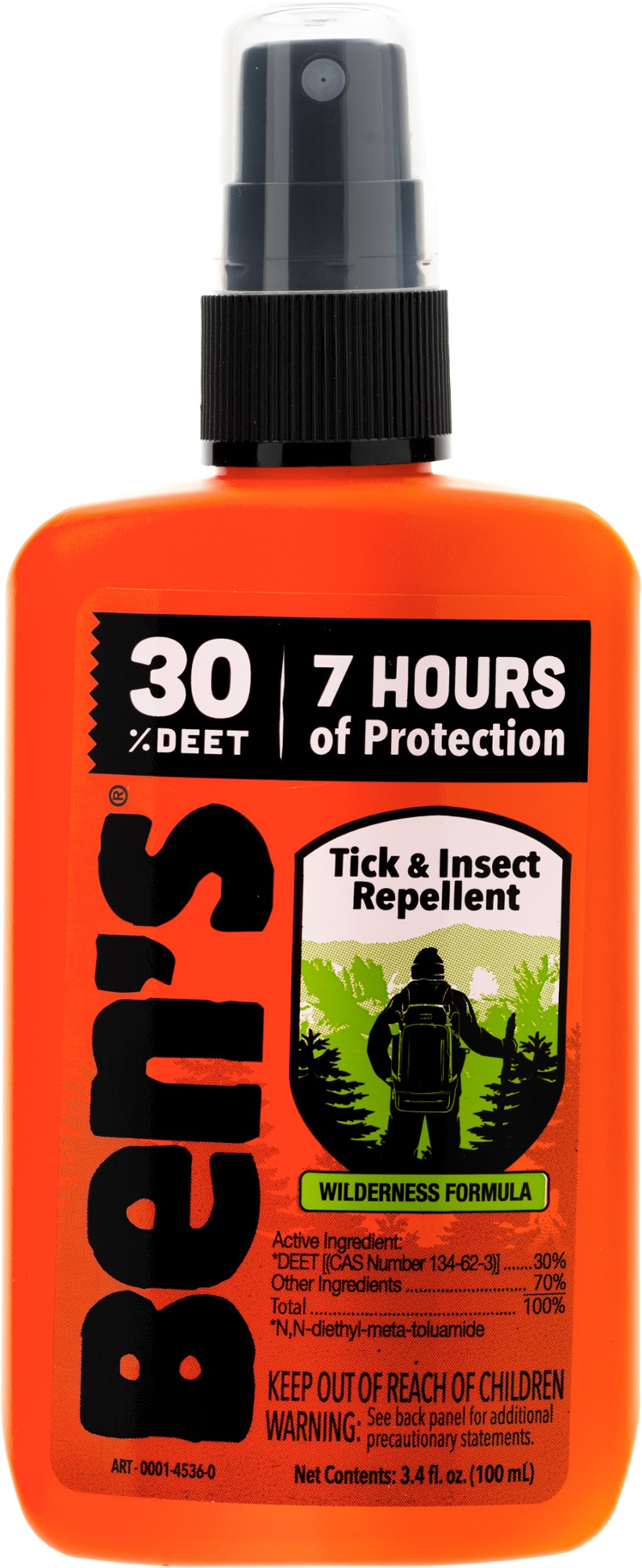 Средство от насекомых Ben's - 30 процентов ДЭТА - 3,4 эт. унция аэрозоль инсектицидный от комаров и мух дэта 300 мл