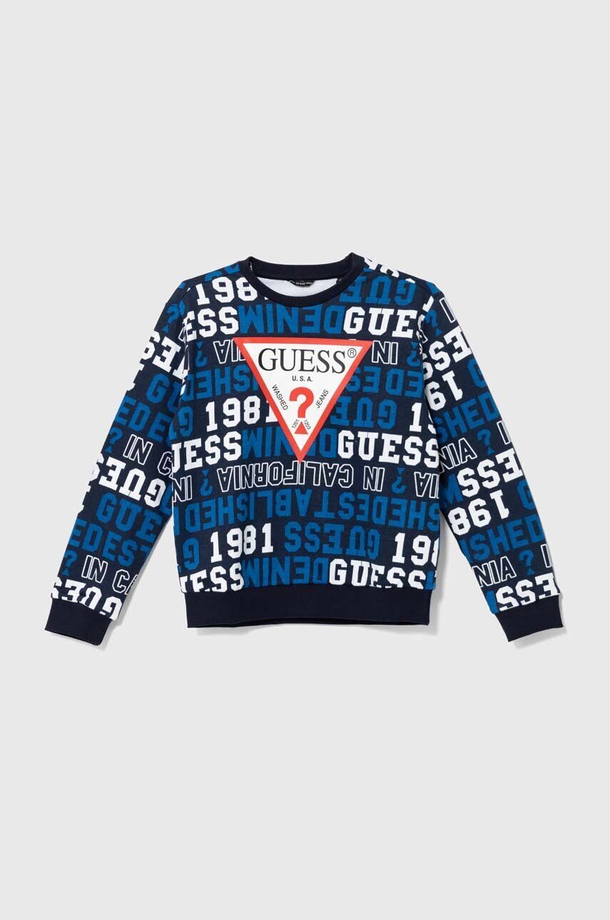 

Хлопковая толстовка Guess для мальчика/девочки, темно-синий