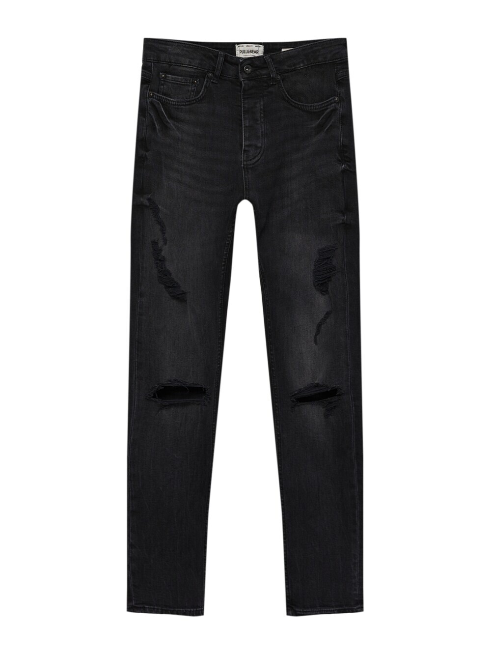

Джинсы узкого кроя Pull&Bear, черный