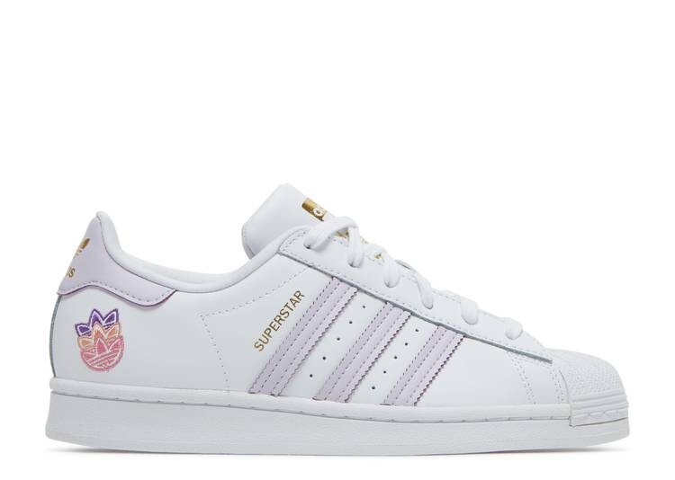 

Кроссовки Adidas WMNS SUPERSTAR 'WHITE PURPLE TINT', белый