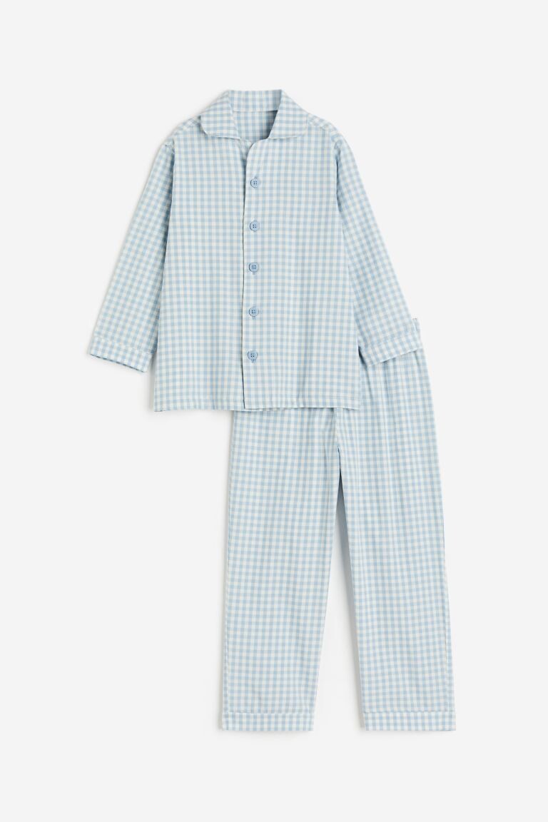 

Пижамный комплект из хлопкового поплина H&M