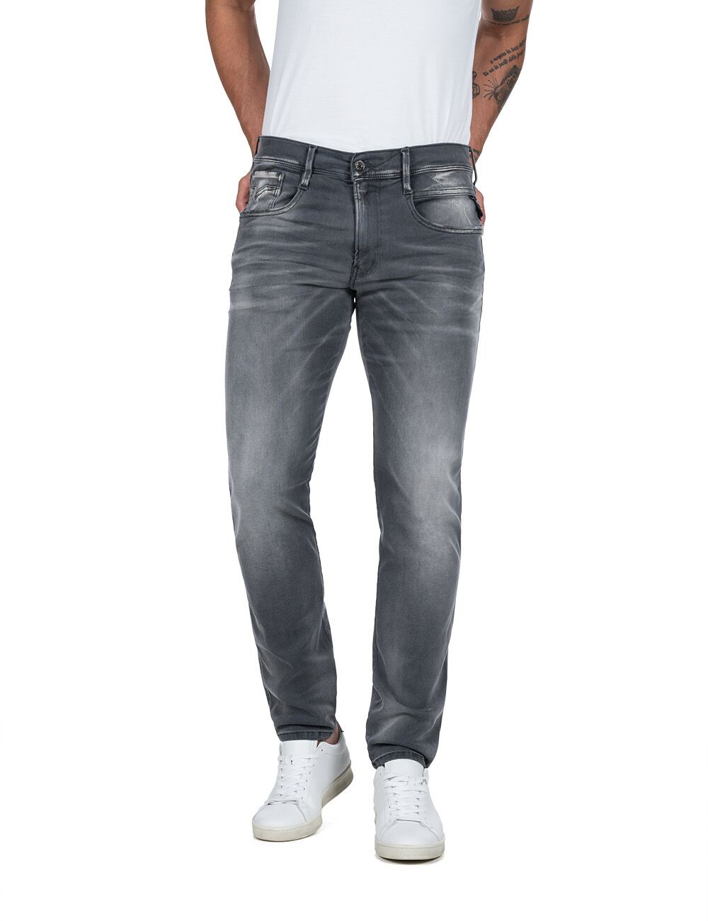

Джинсы Replay ANBASS slim, серый