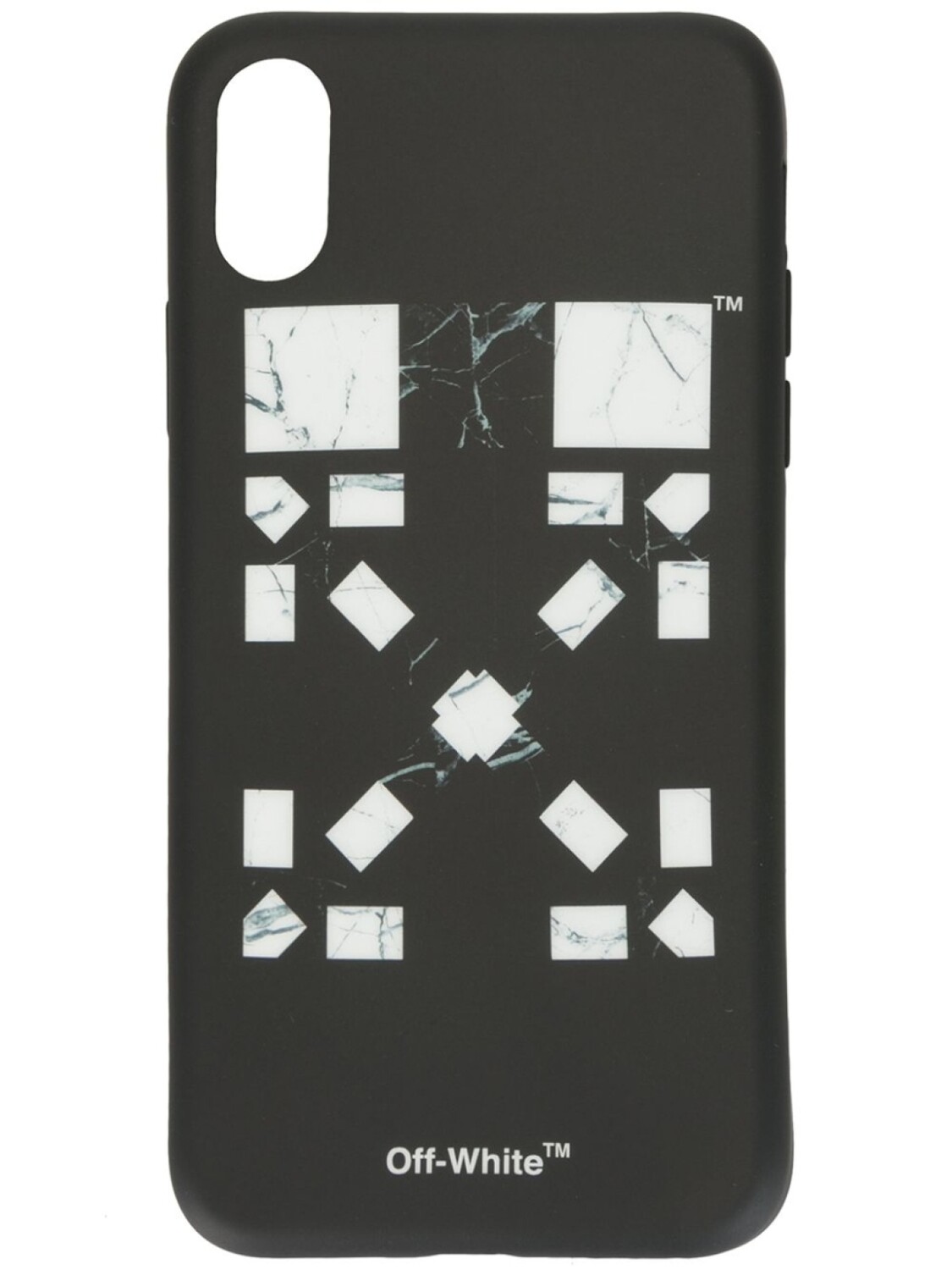 

Off-White чехол Off-White Vancouver Marble для iPhone XR, черный