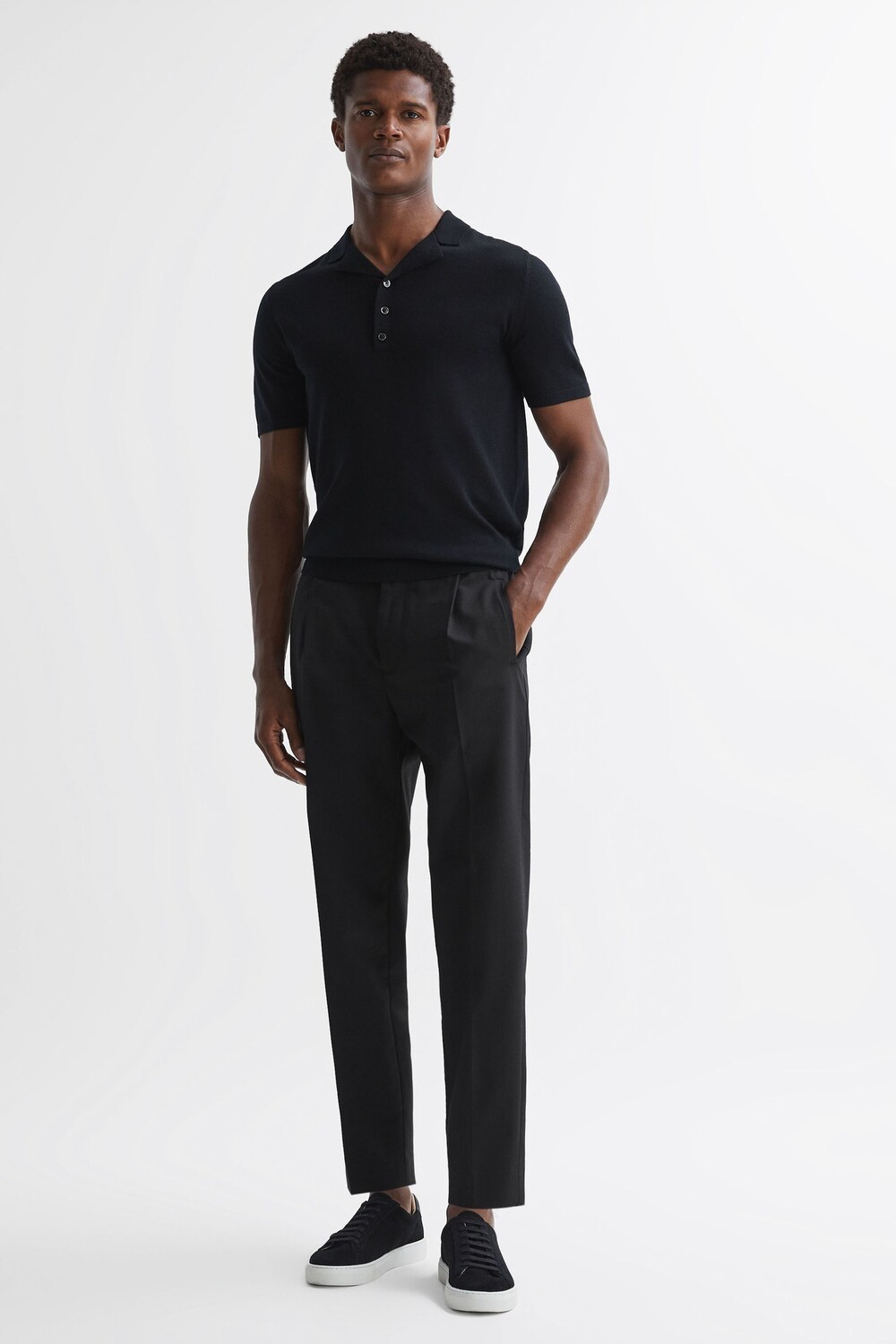 

Эластичные брюки Hove Technic Reiss, черный