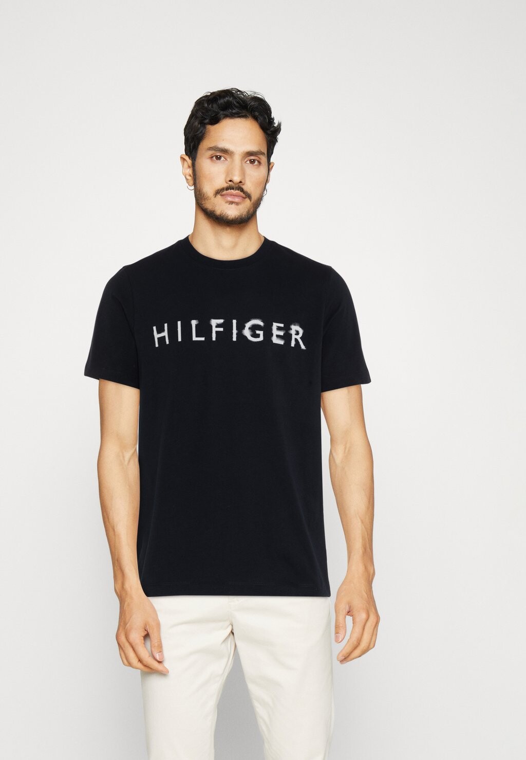 

Футболка с принтом Tommy Hilfiger, темно-синий