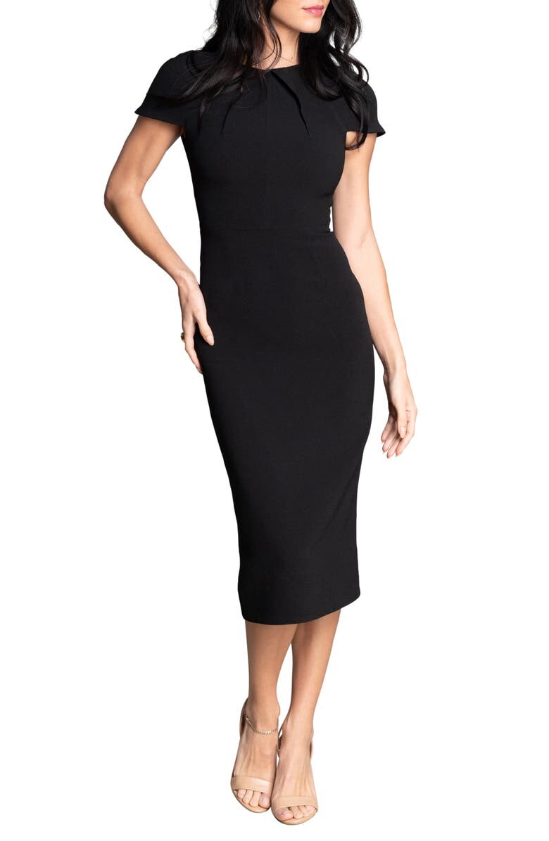 

Облегающее платье Lainey DRESS THE POPULATION, черный