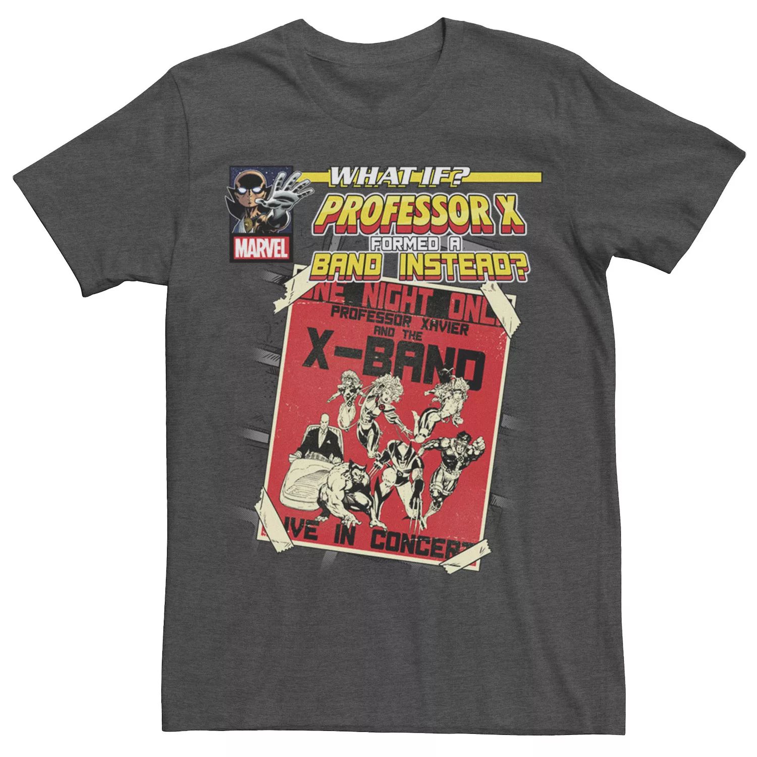 Мужская футболка с обложкой комикса «Что, если профессор X» Marvel мужская черная футболка с обложкой комикса marvel prince namor черный