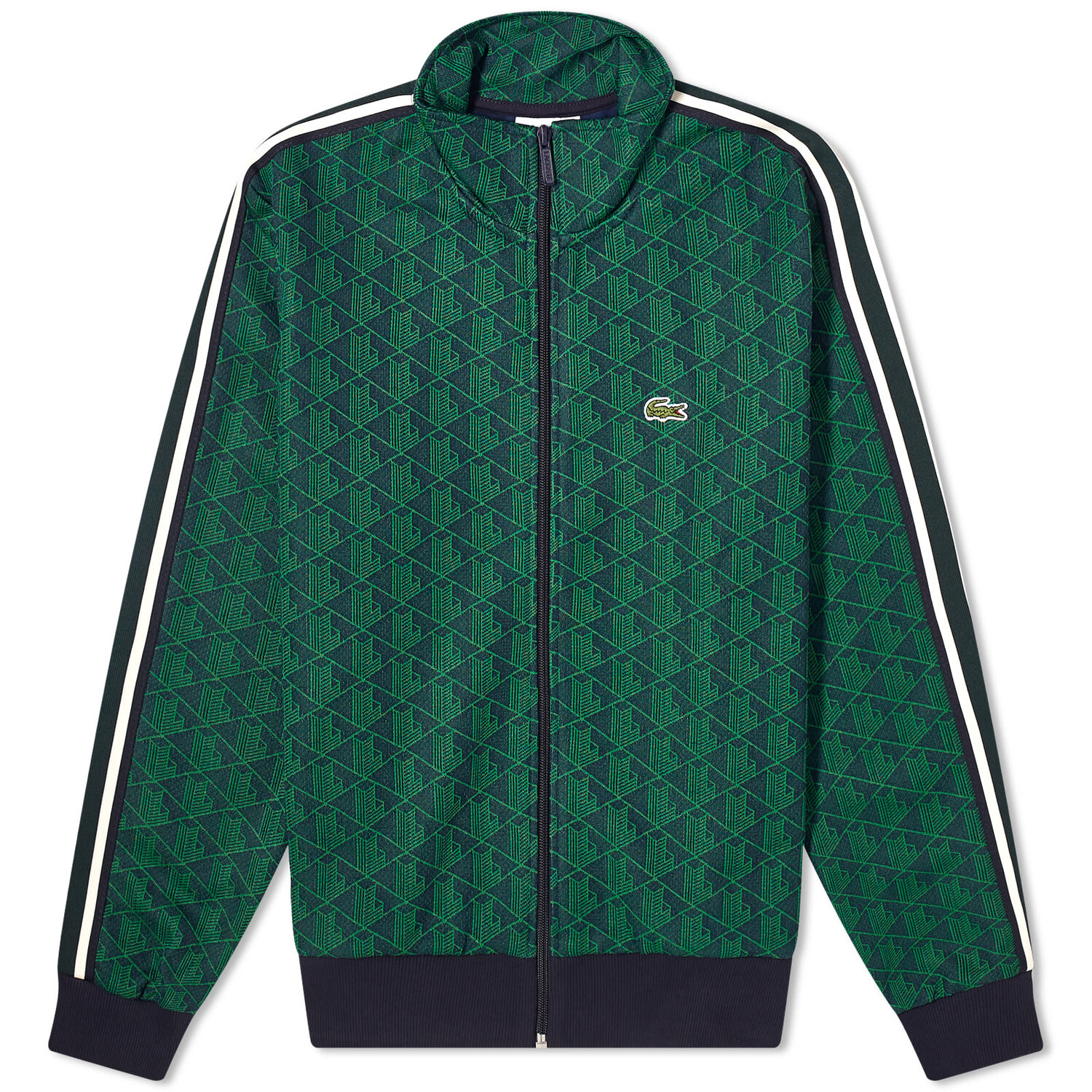 

Спортивный топ Lacoste Monogram Track, цвет Navy Blue & Sorrel