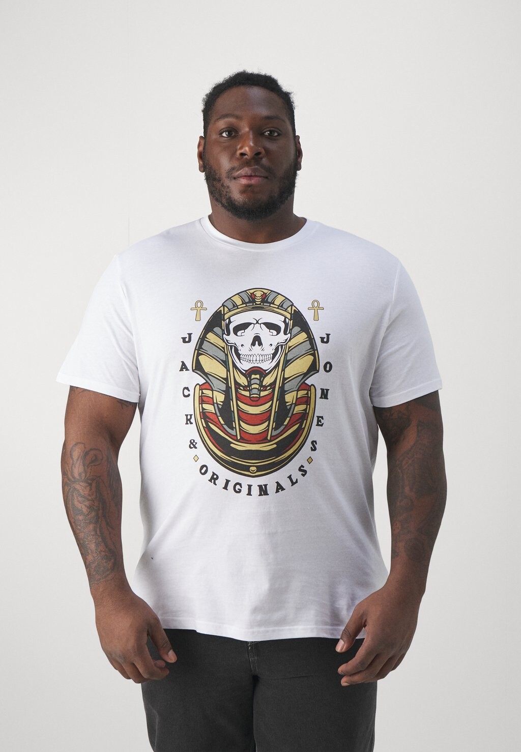 

Футболка с принтом JORHEAVENS TEE CREW NECK Jack & Jones, цвет bright white