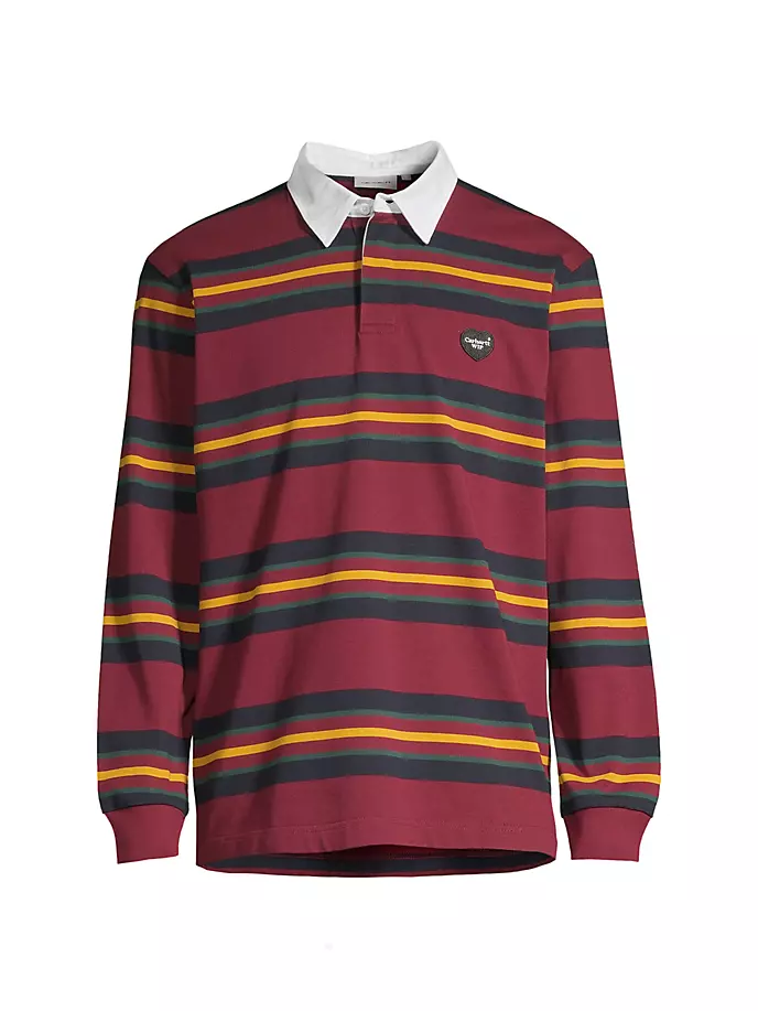 

Рубашка для регби в полоску Oregon Carhartt Wip, цвет starco stripe bordeaux