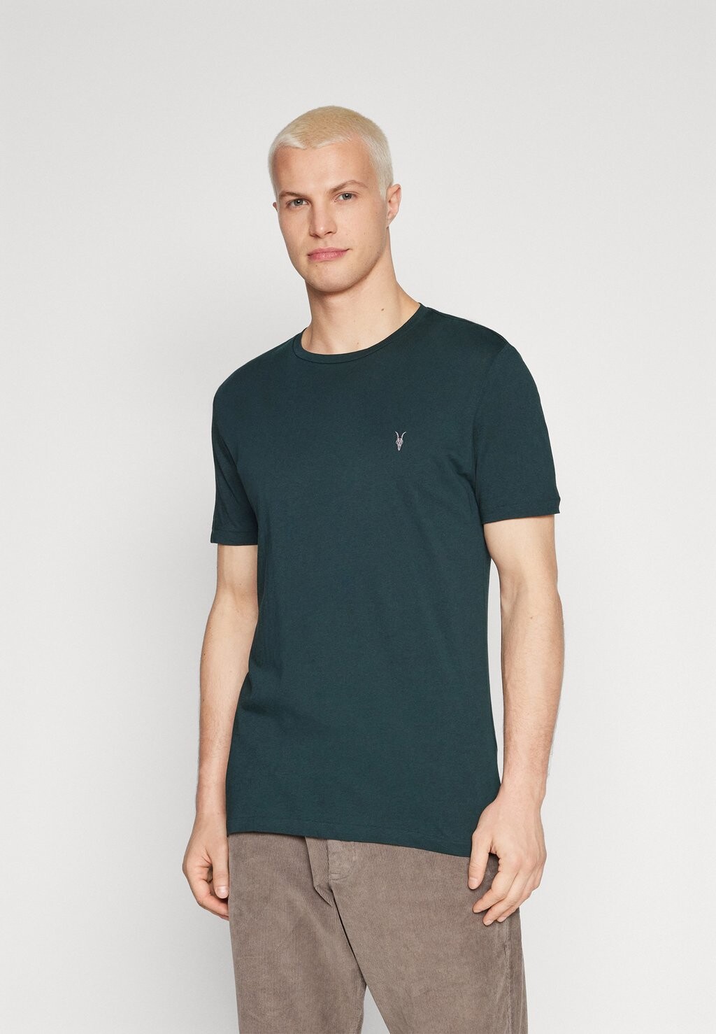 

Футболка базовая Tonic Crew AllSaints, цвет racing green