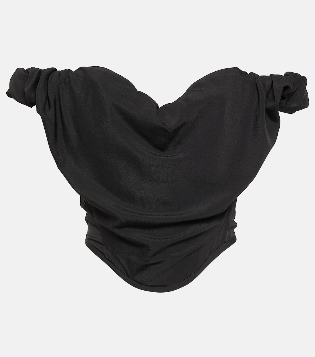

Топ-бюстье из крепа Vivienne Westwood, черный