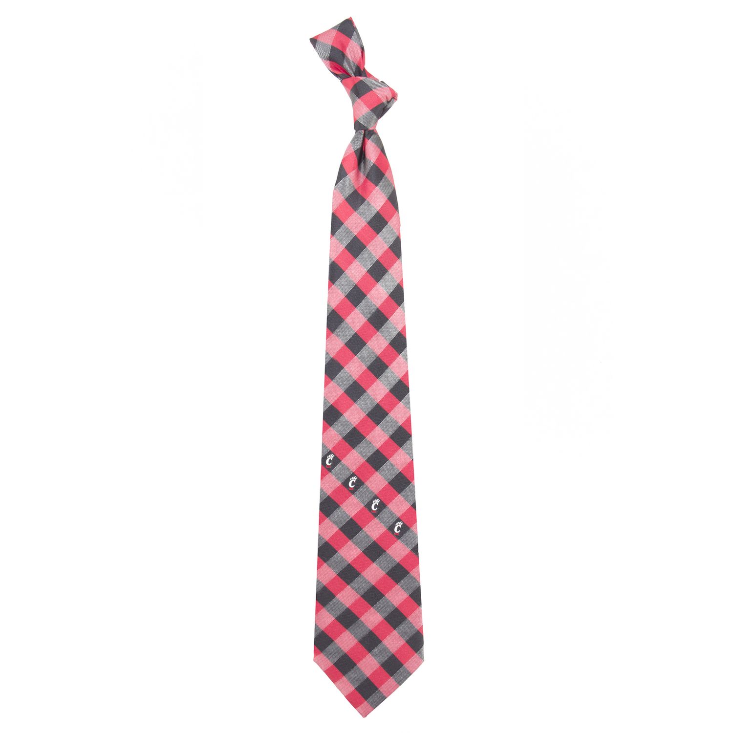 Мужской узкий галстук в клетку Cincinnati Bearcats узкий галстук мужской в фиолетовую клетку