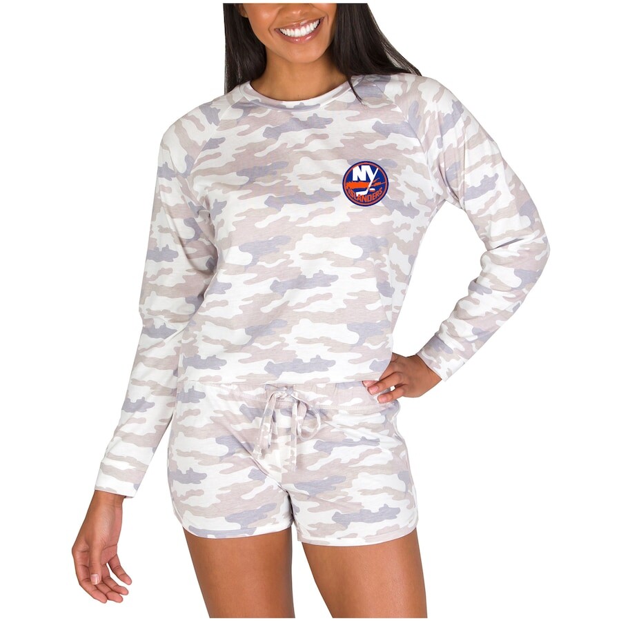

Пижамный комплект Concepts Sport New York Islanders, камуфляж