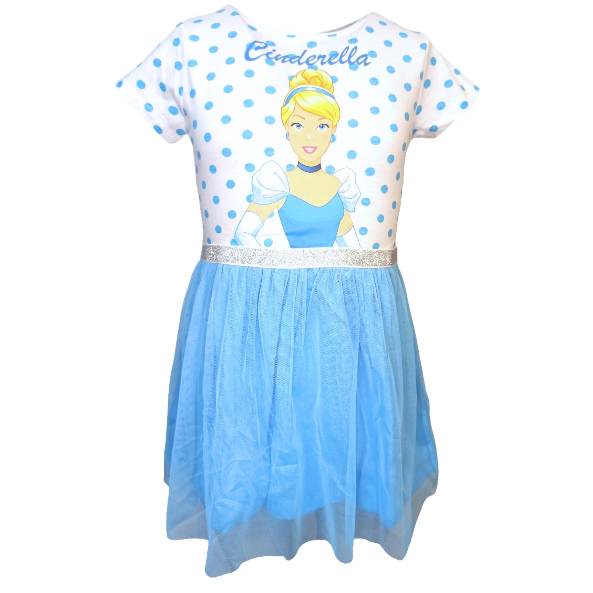 цена Платье Disney Princess Sommer Disney Princess Cinderella mit Tüll & Glitzer, светло синий