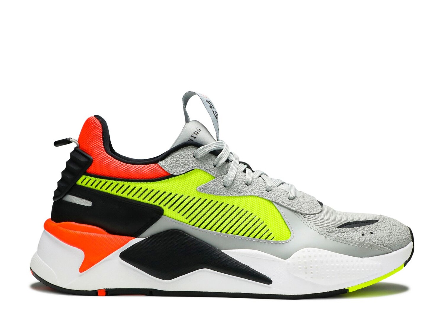 Кроссовки Puma Rs-X Hard Drive 'Grey Yellow Red', серый